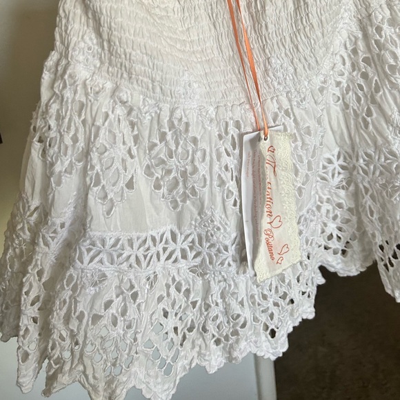 Temptation Positano eyelet mini skirt S Vaticano - Picture 3 of 8